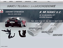 Tablet Screenshot of kmhaki.pl